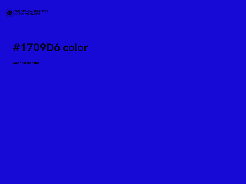 #1709D6 color image