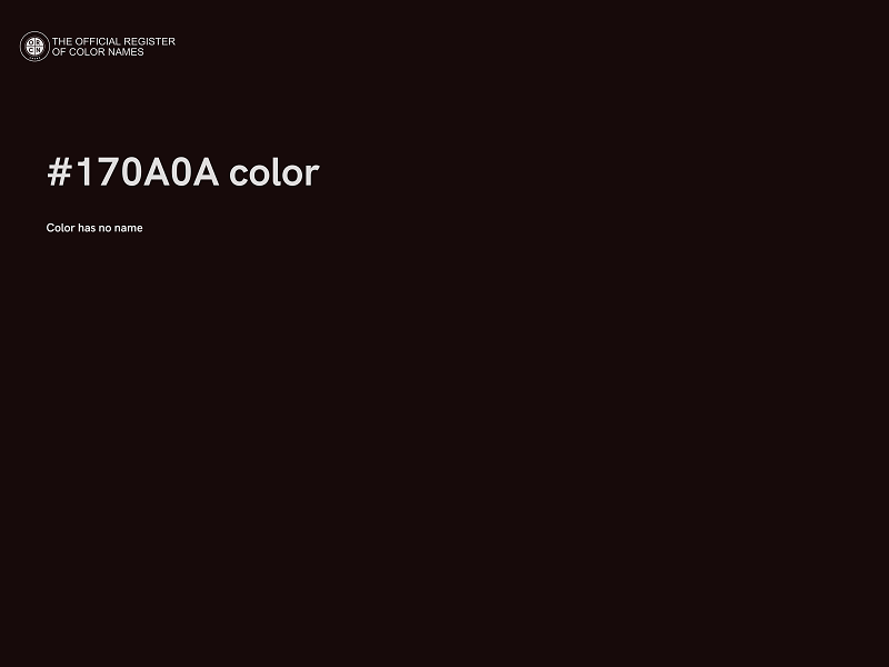 #170A0A color image