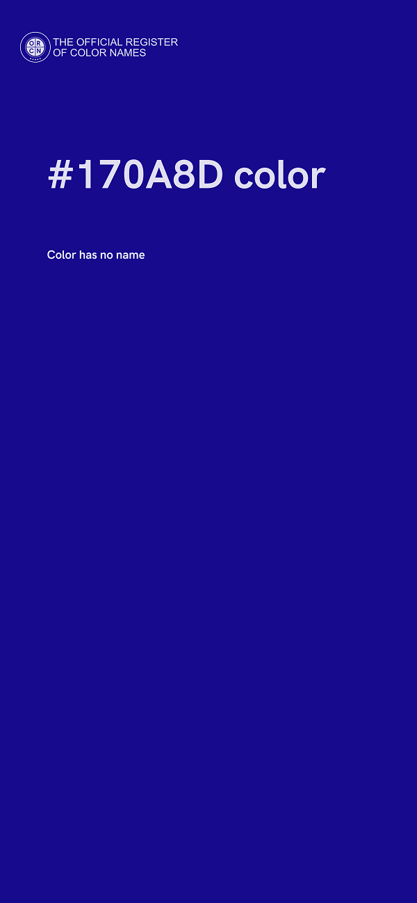 #170A8D color image