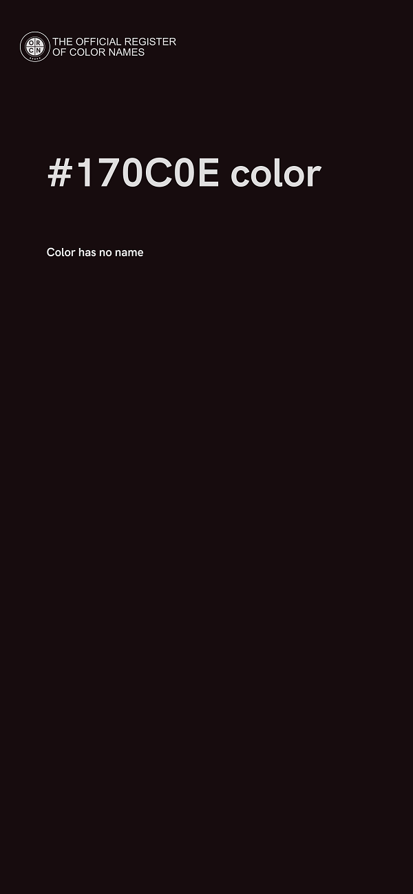 #170C0E color image