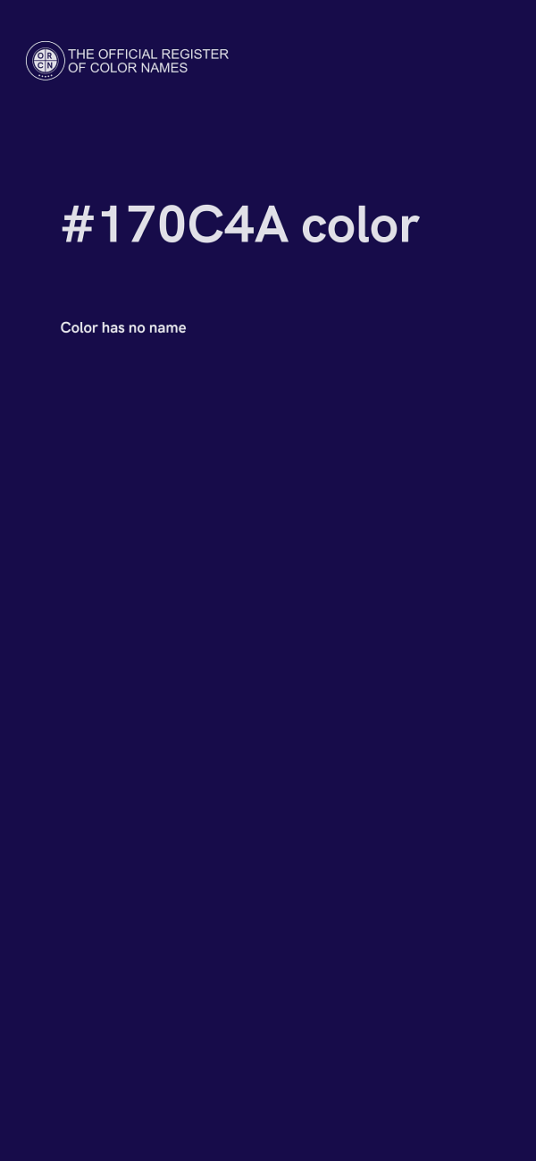 #170C4A color image