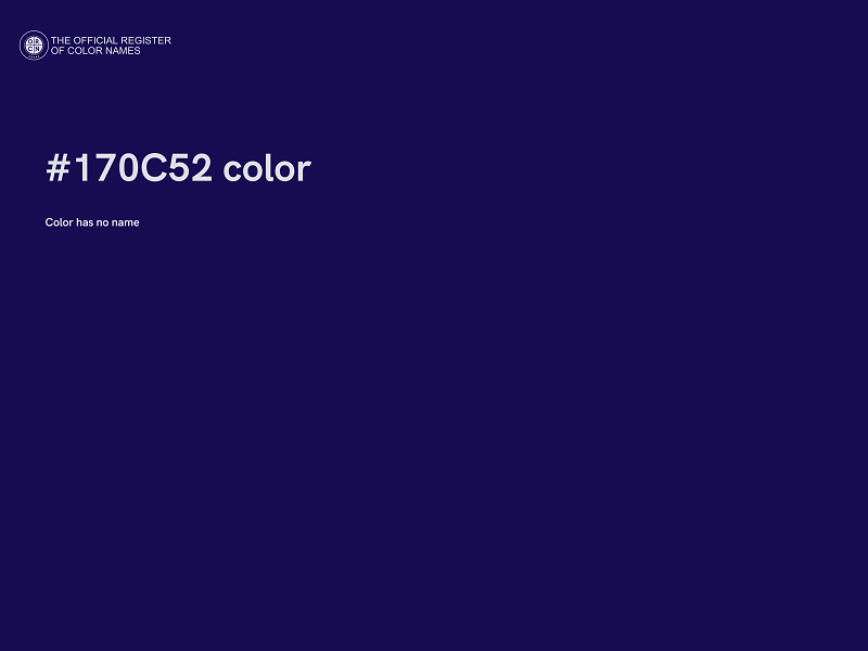 #170C52 color image