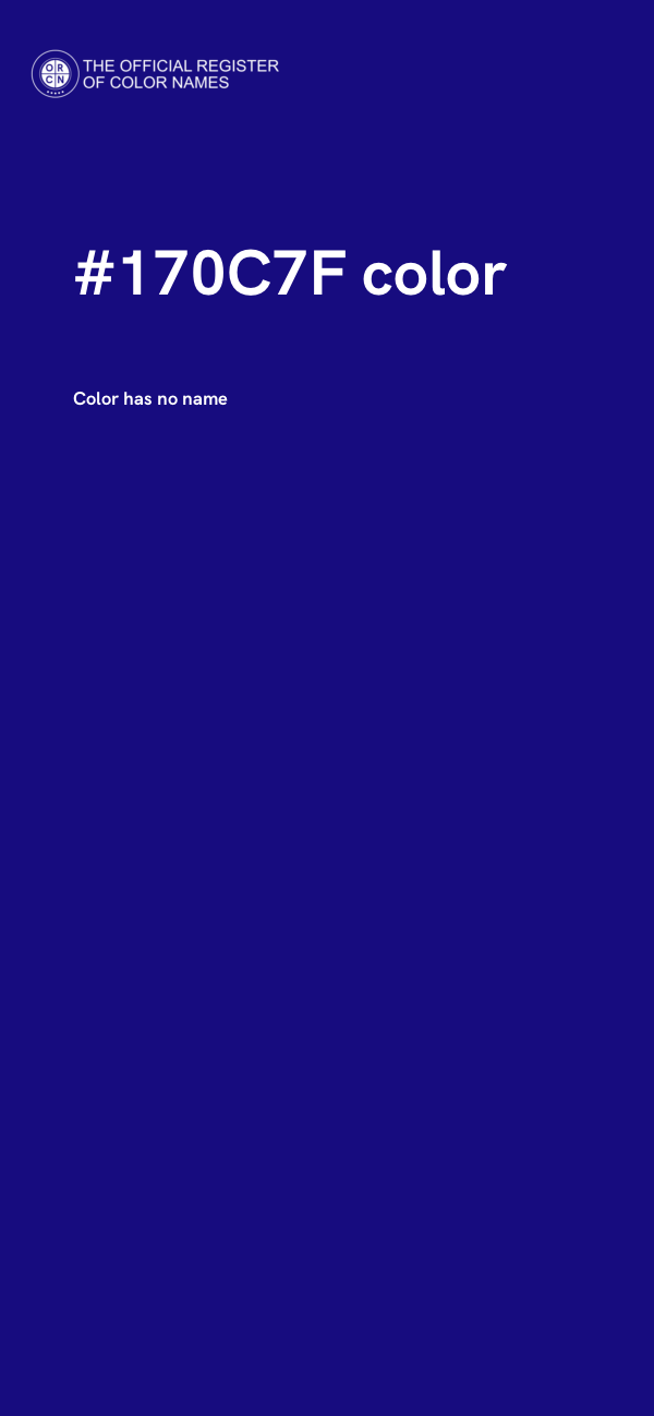 #170C7F color image