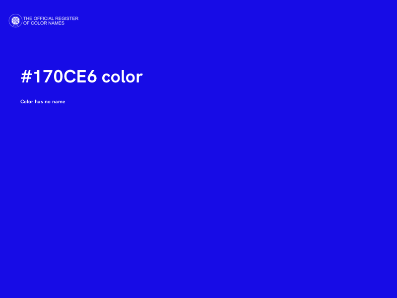 #170CE6 color image