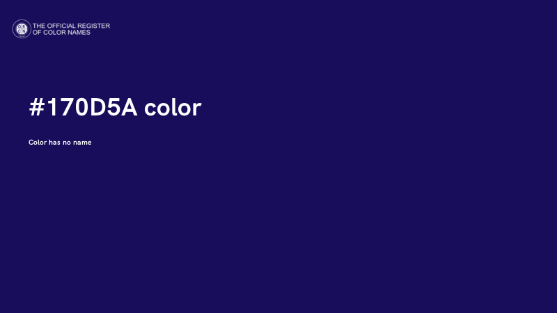 #170D5A color image