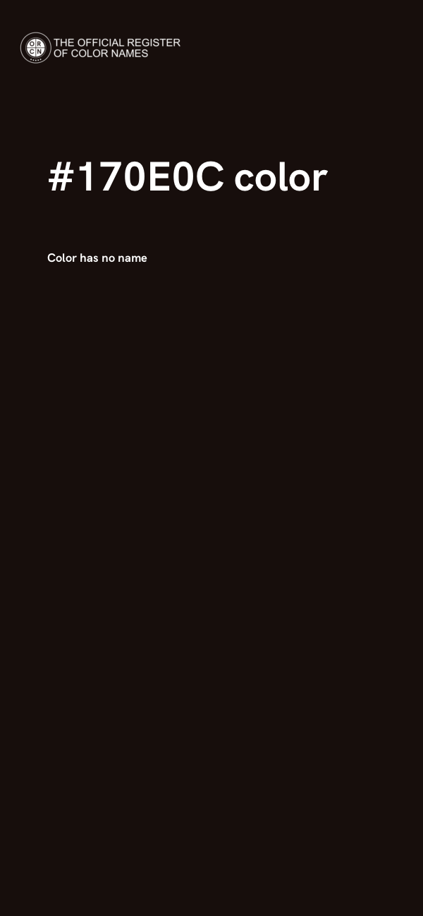 #170E0C color image