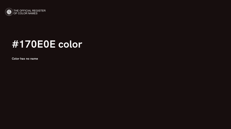 #170E0E color image