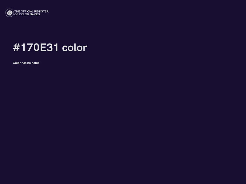 #170E31 color image