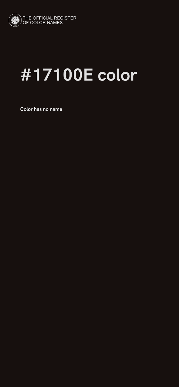 #17100E color image