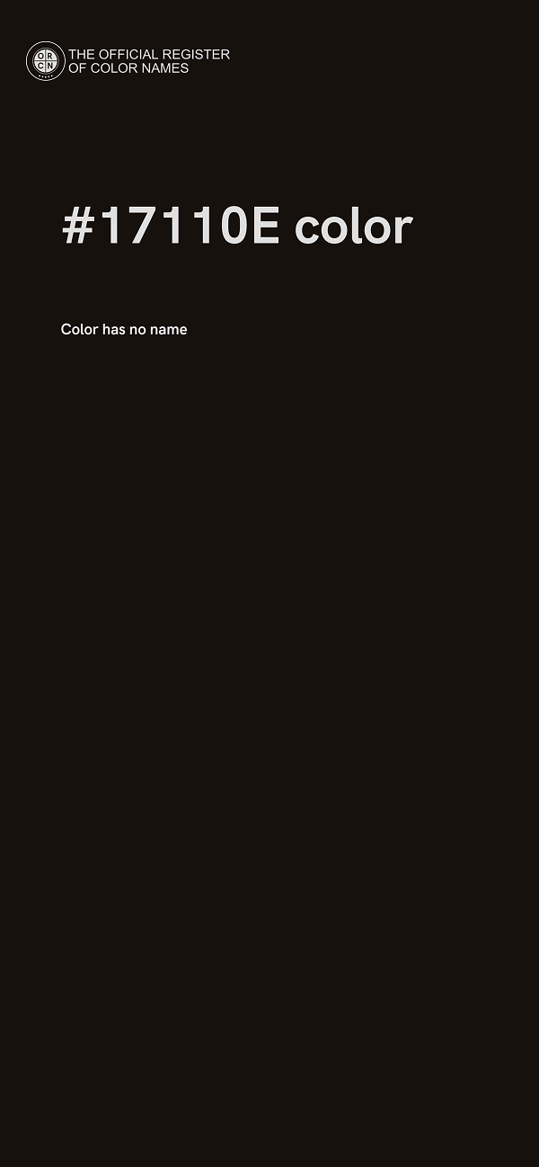 #17110E color image