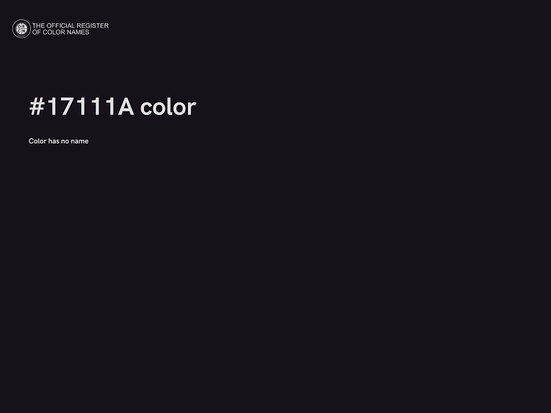 #17111A color image