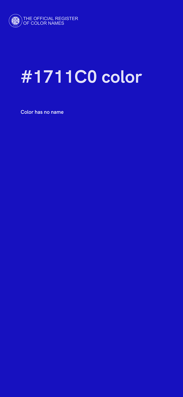 #1711C0 color image