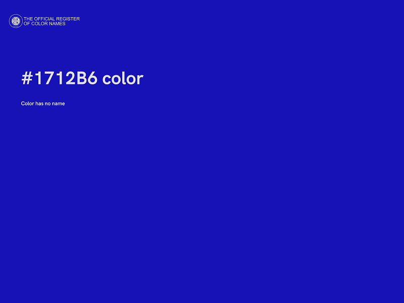 #1712B6 color image