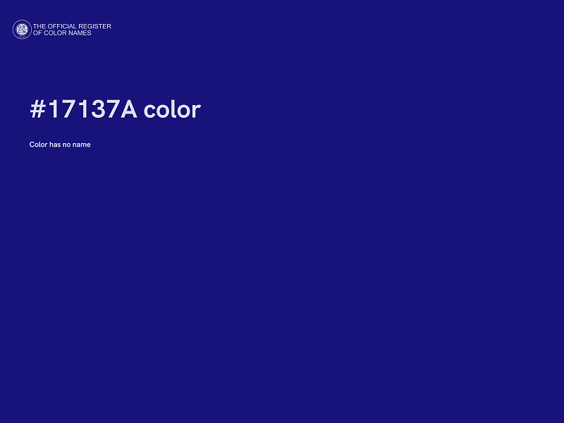 #17137A color image