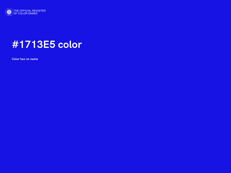 #1713E5 color image