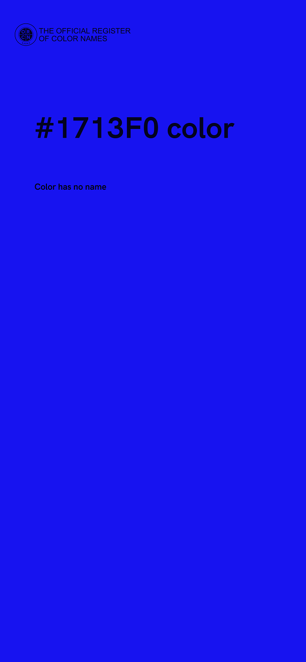 #1713F0 color image