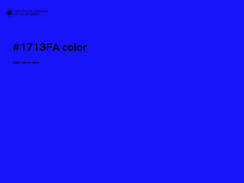 #1713FA color image