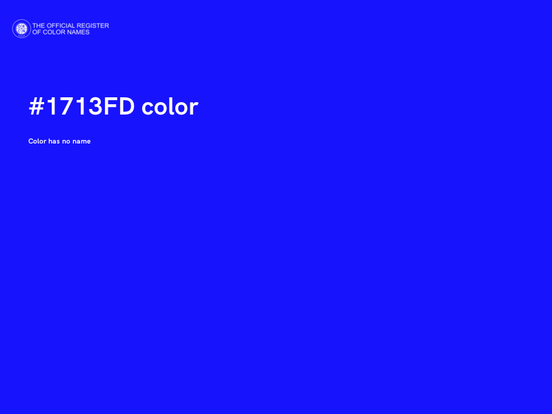 #1713FD color image