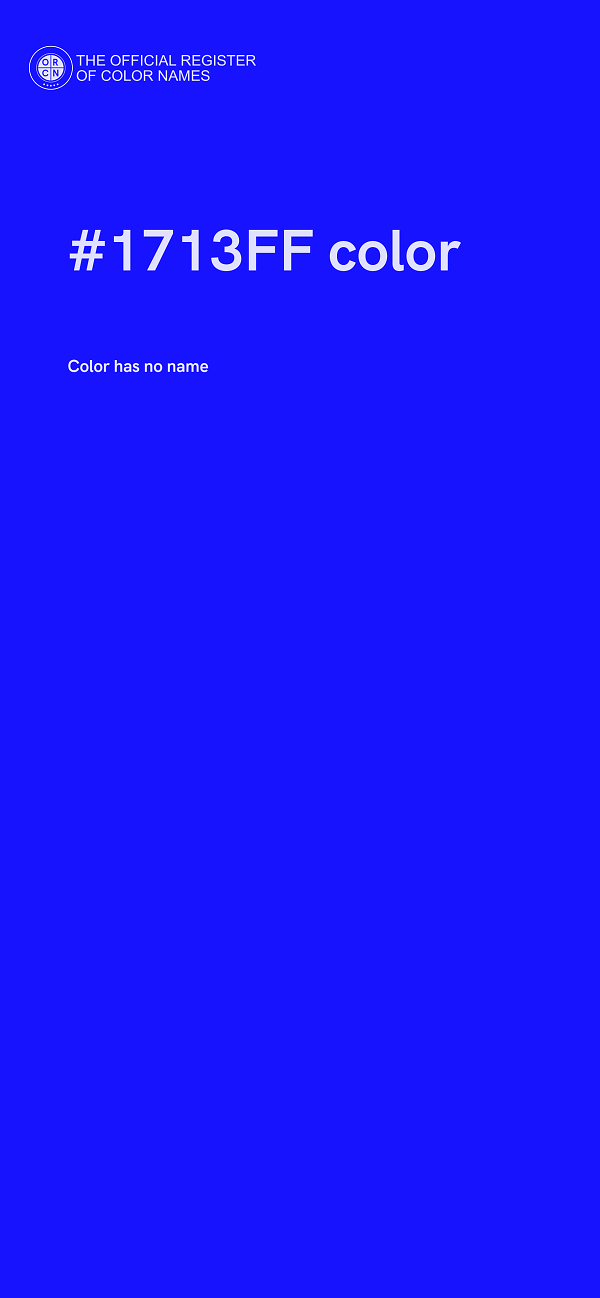 #1713FF color image