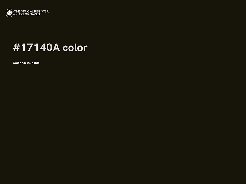 #17140A color image