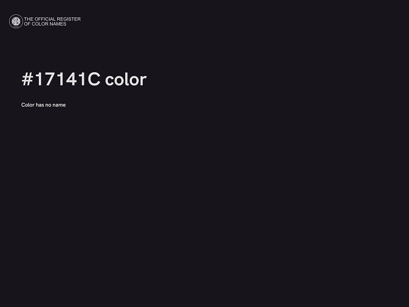 #17141C color image