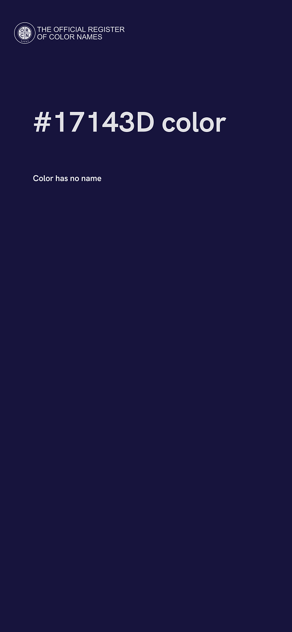 #17143D color image