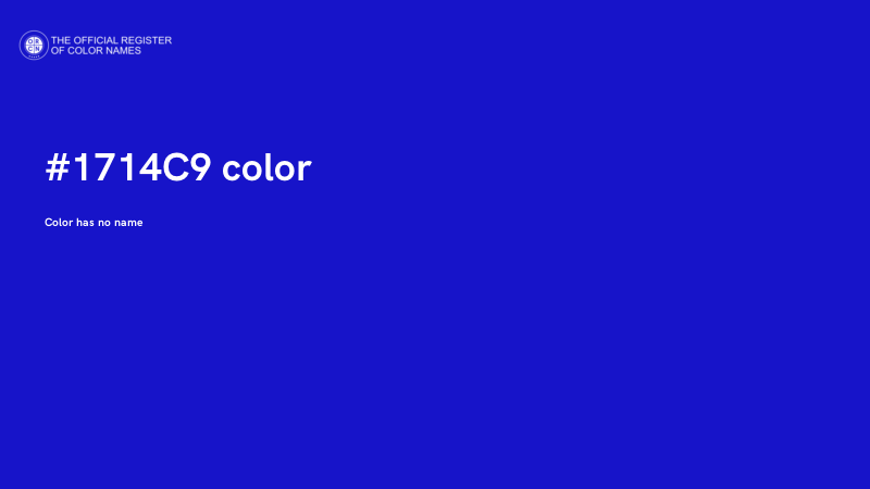 #1714C9 color image