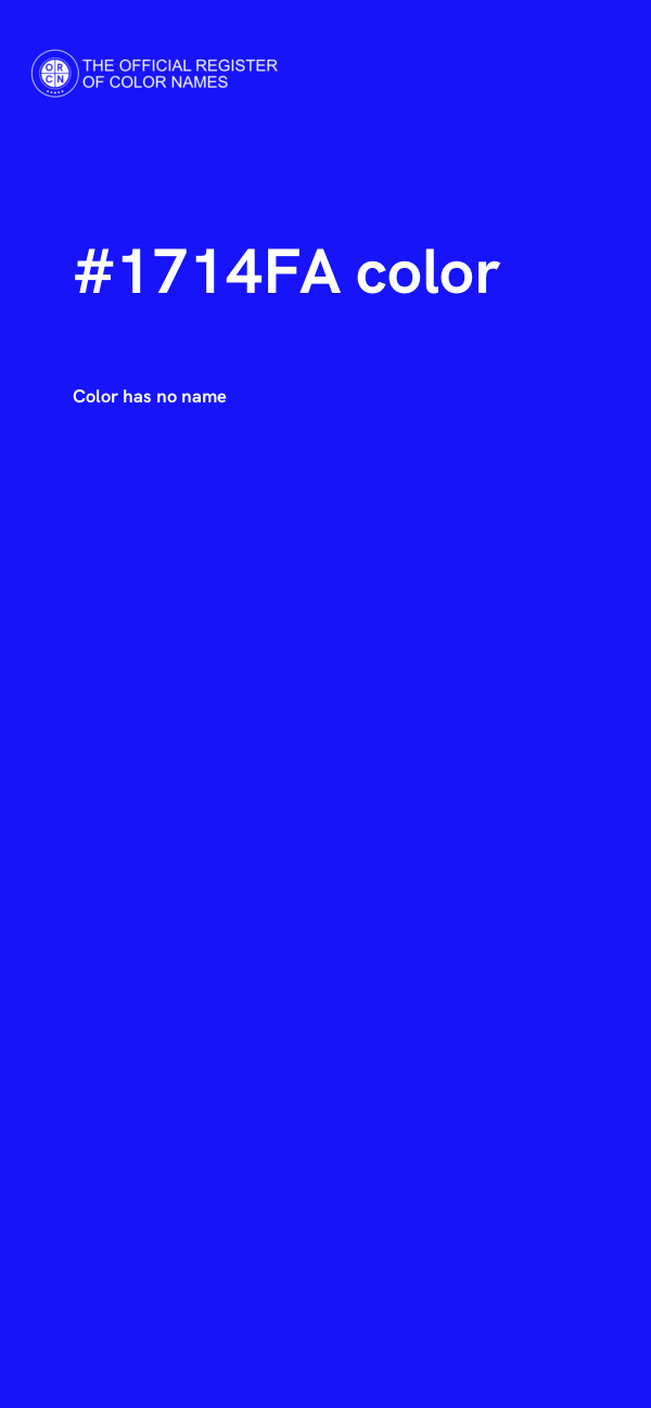 #1714FA color image