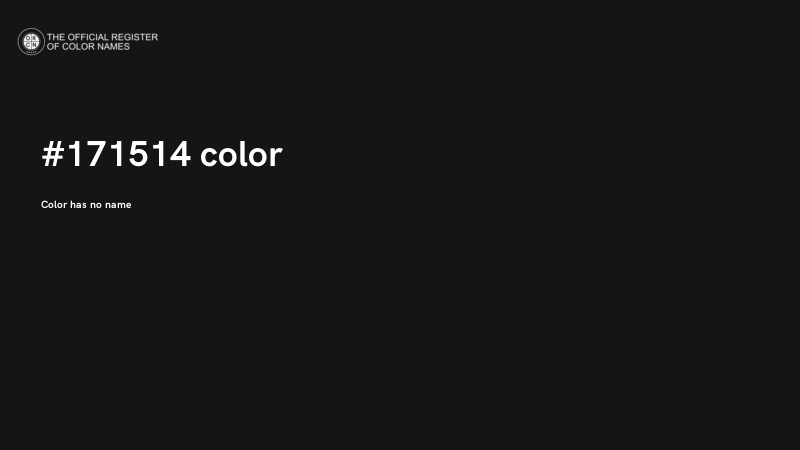#171514 color image