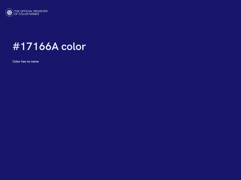 #17166A color image