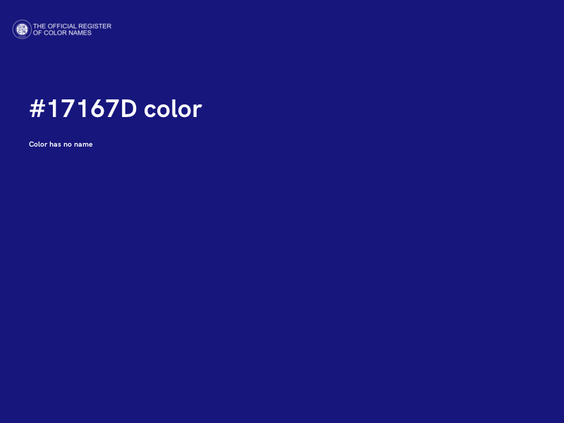 #17167D color image
