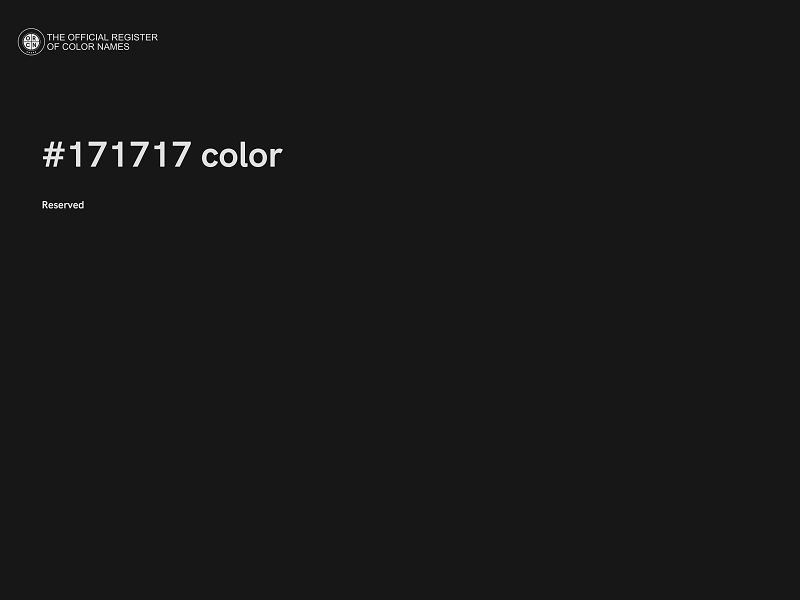 #171717 color image