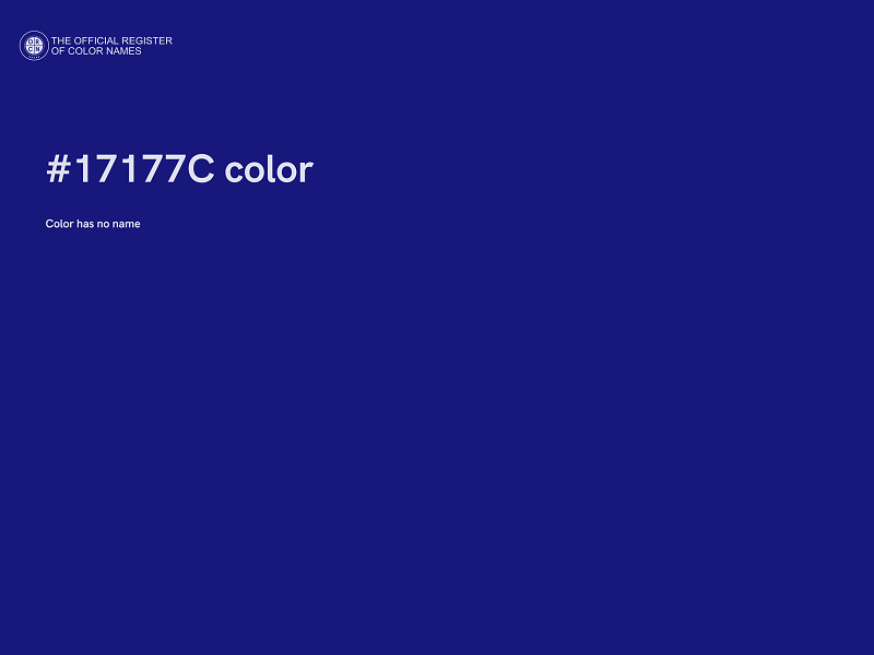 #17177C color image