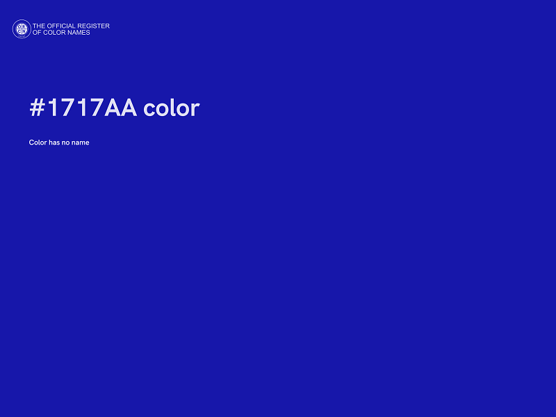 #1717AA color image