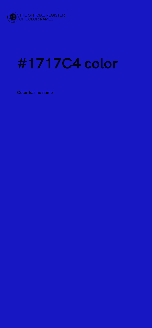 #1717C4 color image