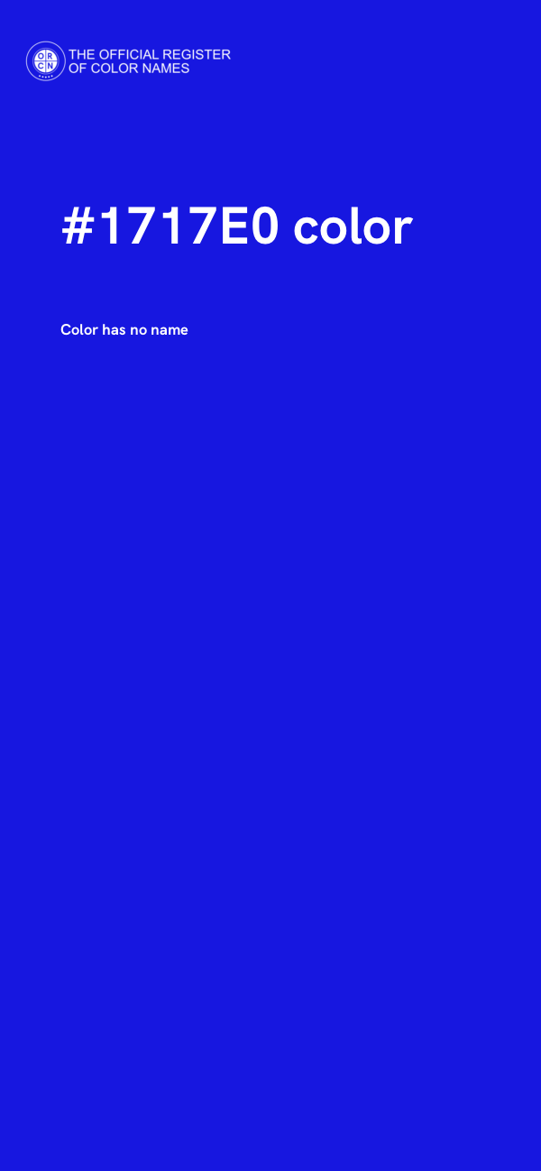 #1717E0 color image