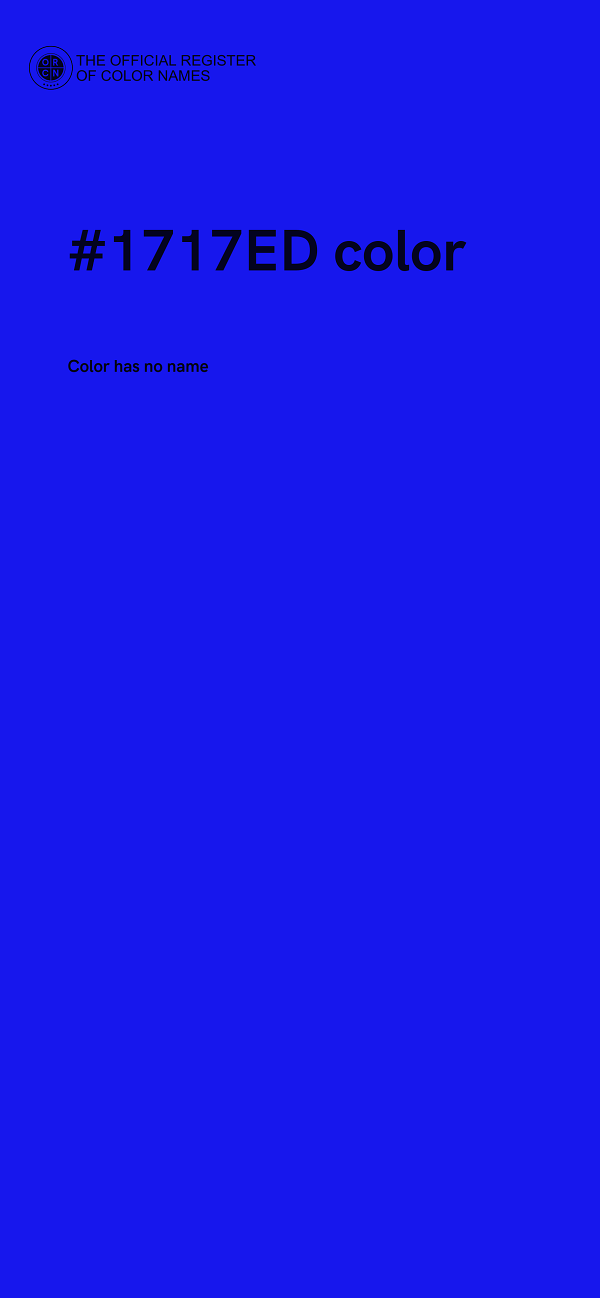 #1717ED color image