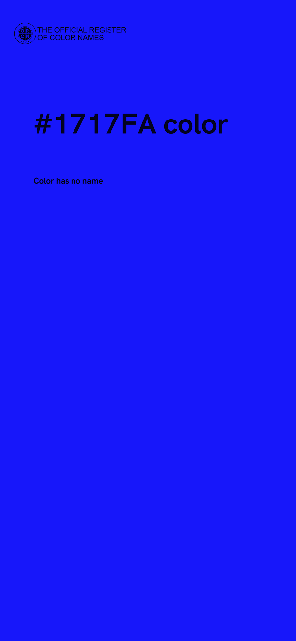 #1717FA color image