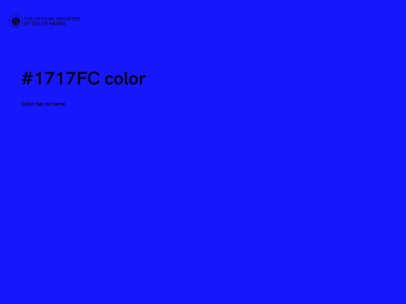 #1717FC color image