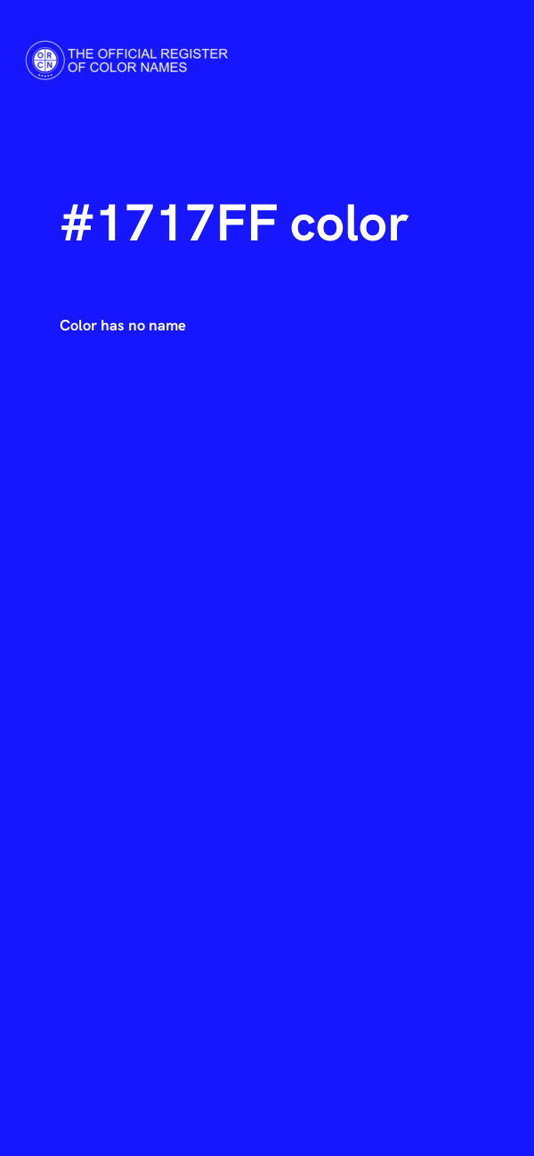 #1717FF color image