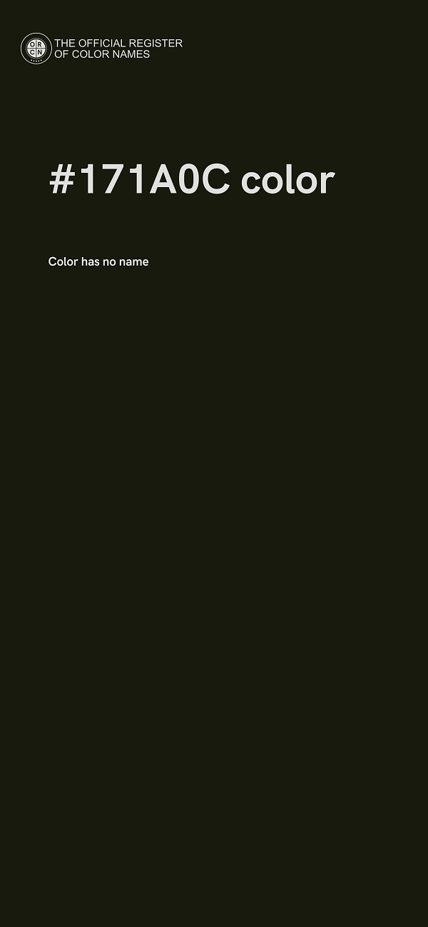 #171A0C color image