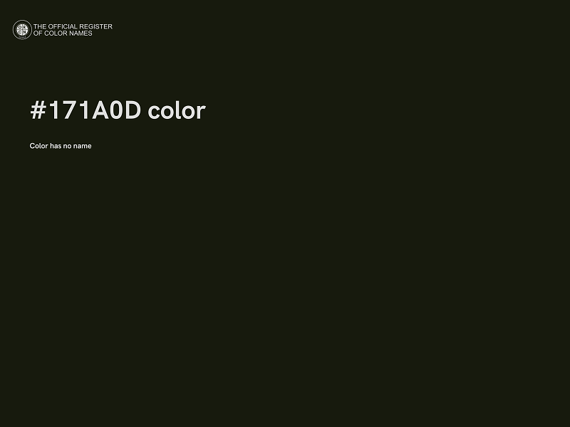 #171A0D color image