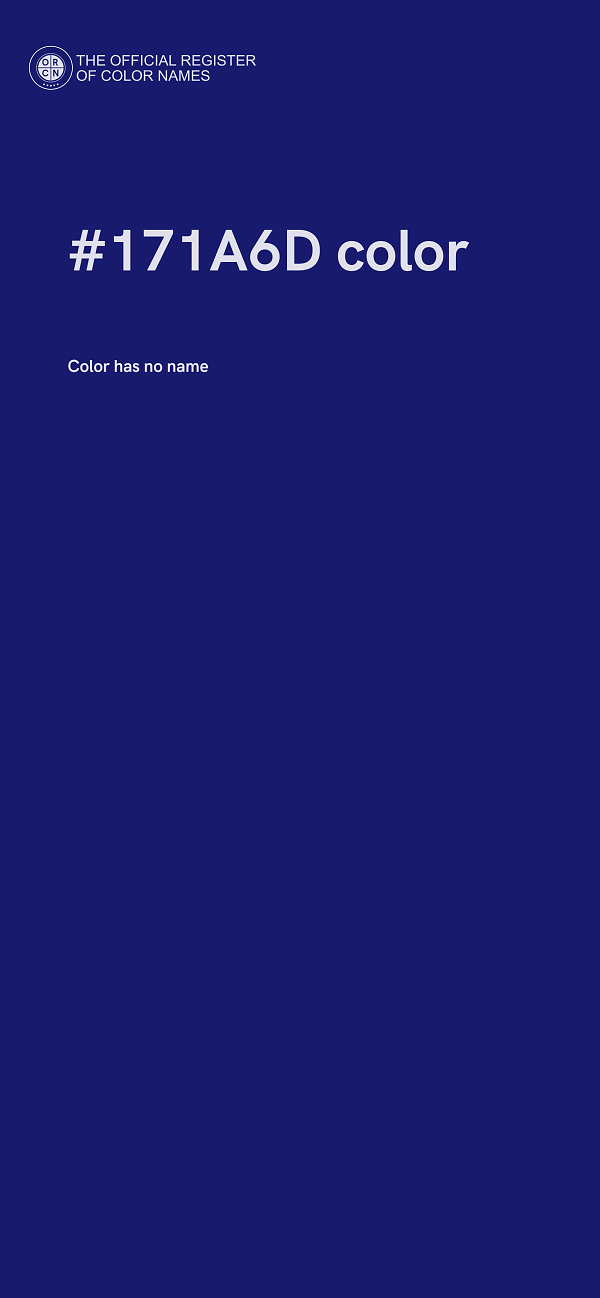 #171A6D color image