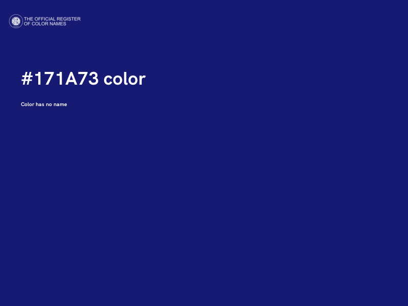 #171A73 color image