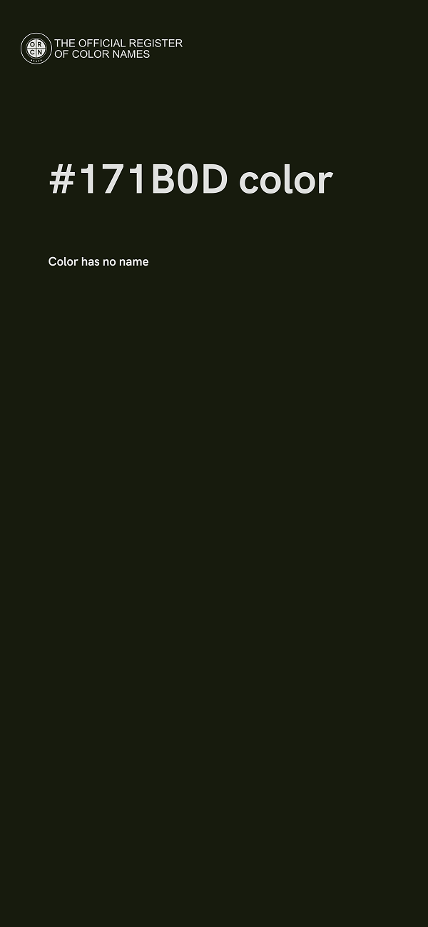 #171B0D color image