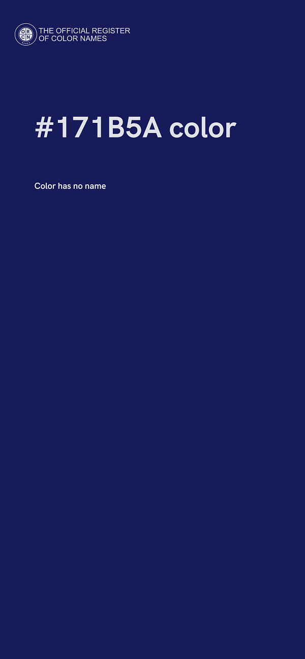 #171B5A color image