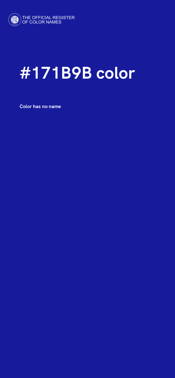 #171B9B color image