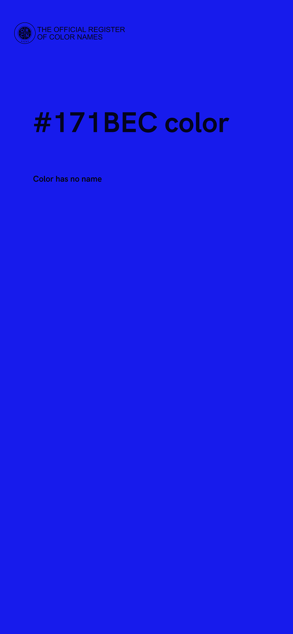 #171BEC color image