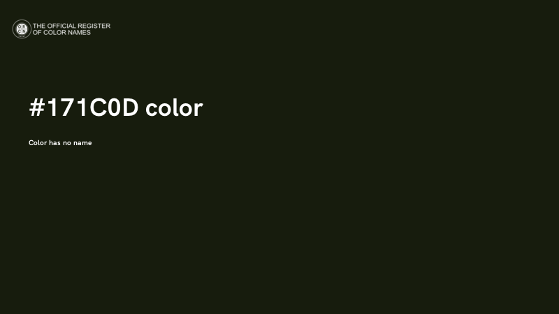 #171C0D color image