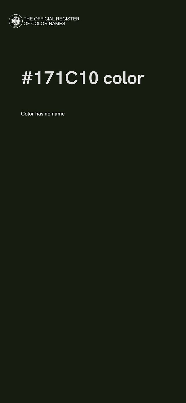 #171C10 color image